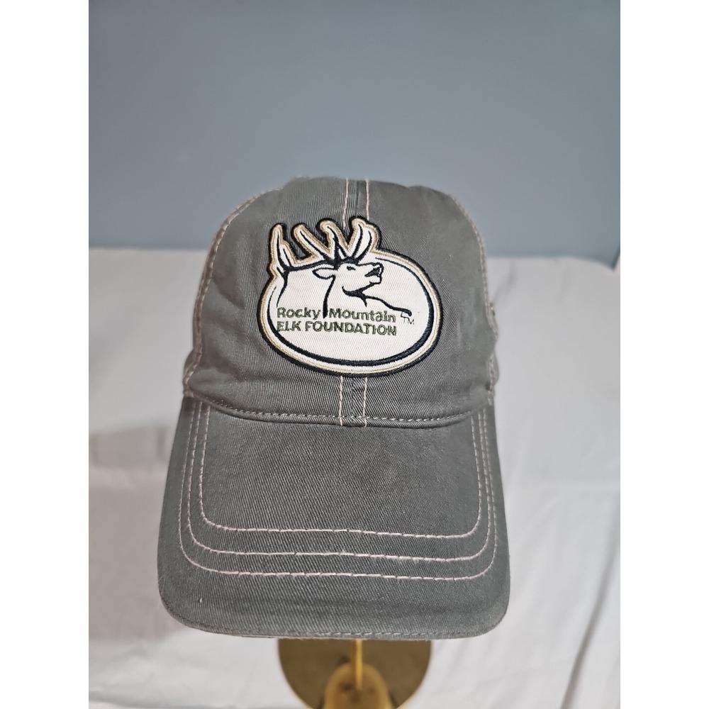 Rocky Mountain Elk Foundation Sustaining Member Strapback Adjustable Hat Cap